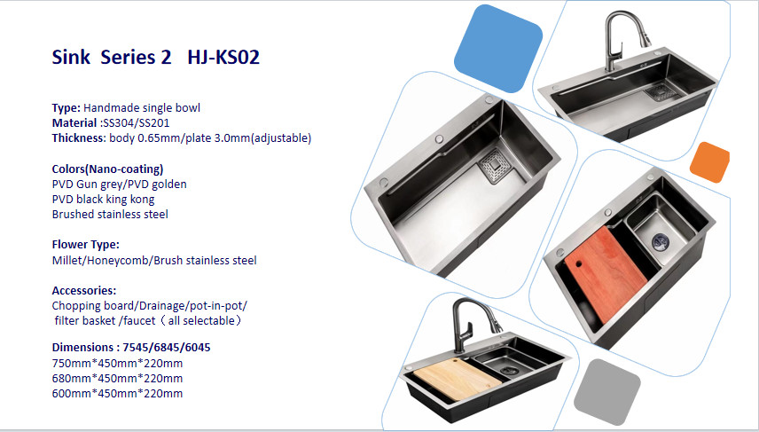 HJ-KS02 Series Kitchen Sink